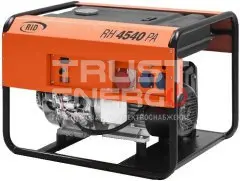 Бензиновый генератор RID RH 4540 PA Открытая на раме Honda GX270 trustenergo.ru
 Бензиновый генератор RID RH 4540 PA Открытая на раме Honda GX270 trustenergo.ru