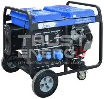 Бензиновый генератор ТСС SGG 10000 EHA с АВР Открытая на раме TSS 2V78F-2 trustenergo.ru
