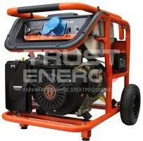 Бензиновый генератор Mitsui Power ZM 7500 E с АВР Открытая на раме  ZX 420 trustenergo.ru
