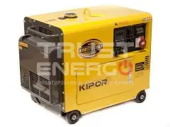 Дизельный генератор Kipor KDE6700TA3 В кожухе Yanmar KM186FA trustenergo.ru