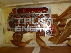 Головка блока цилиндров (без клапанов,пружин) TDS 120 4LTE/Cylinder head ТРАСТ-ЭНЕРГО